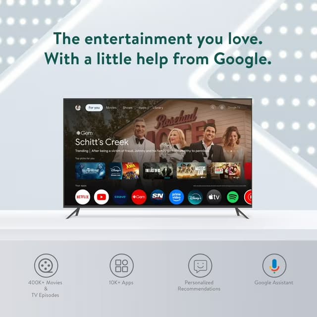 اندروید باکس Onn 4K Streaming Box با Google TV و ریموت صوتی Google Assistant — تصویر ۸