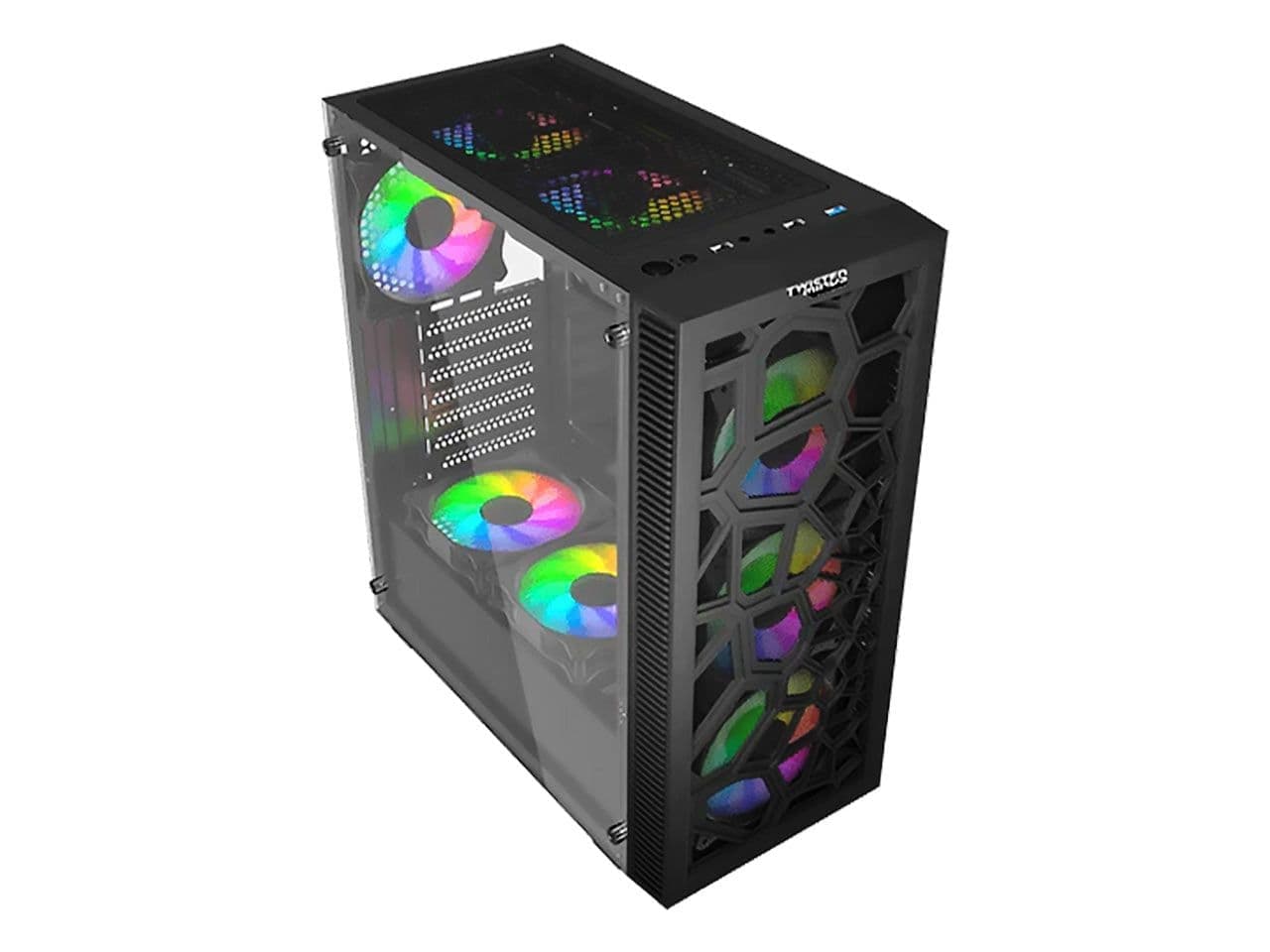 کیس کامپیوتر تویستد مایندز مدل Twisted Minds 03 Spider Black — تصویر ۵