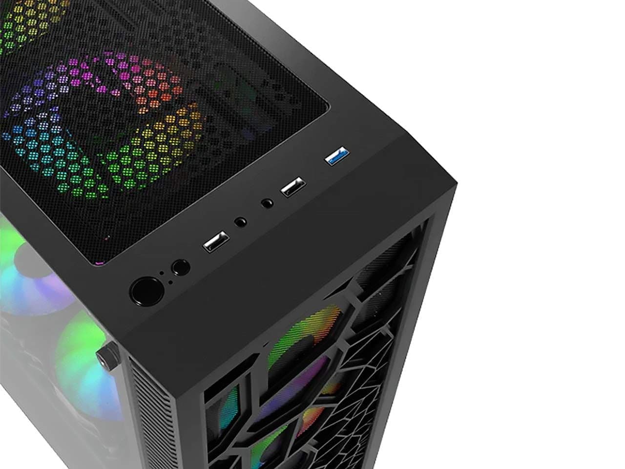 کیس کامپیوتر تویستد مایندز مدل Twisted Minds 03 Spider Black — تصویر ۱۱