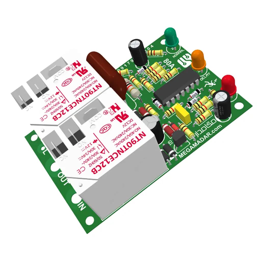 فایل آموزش + سورس Altium محافظ برق مرکزی 80 آمپر — تصویر ۹