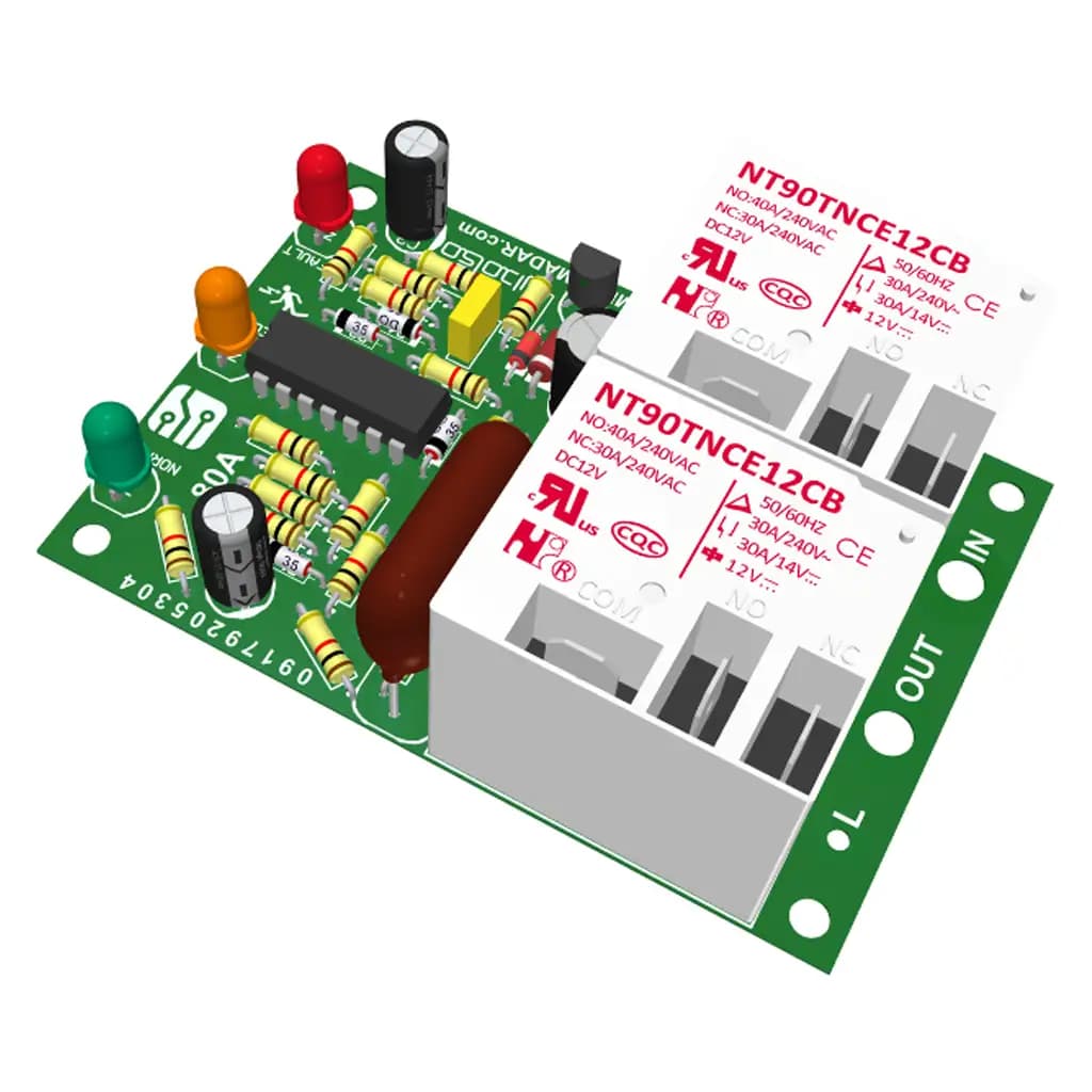 فایل آموزش + سورس Altium محافظ برق مرکزی 80 آمپر — تصویر ۵