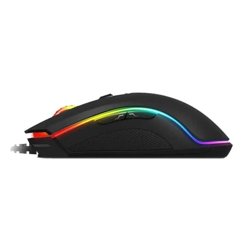 ماوس گیمینگ باسیم Rapoo V25S Wired Gaming Mouse | سنسور دقیق 6200 DPI، RGB، ارگونومیک — تصویر ۳