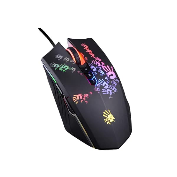 ماوس گیمینگ سیمی A4Tech Bloody A60 Gaming Mouse | سنسور نوری 6200 DPI، RGB، مناسب FPS — تصویر ۵