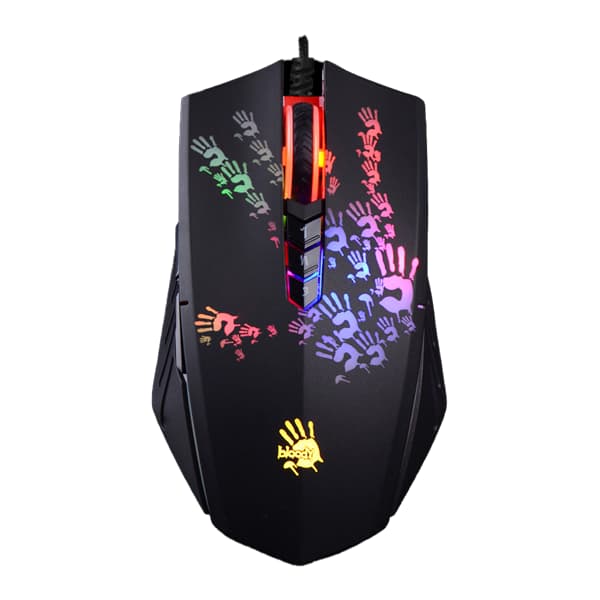ماوس گیمینگ سیمی A4Tech Bloody A60 Gaming Mouse | سنسور نوری 6200 DPI، RGB، مناسب FPS
