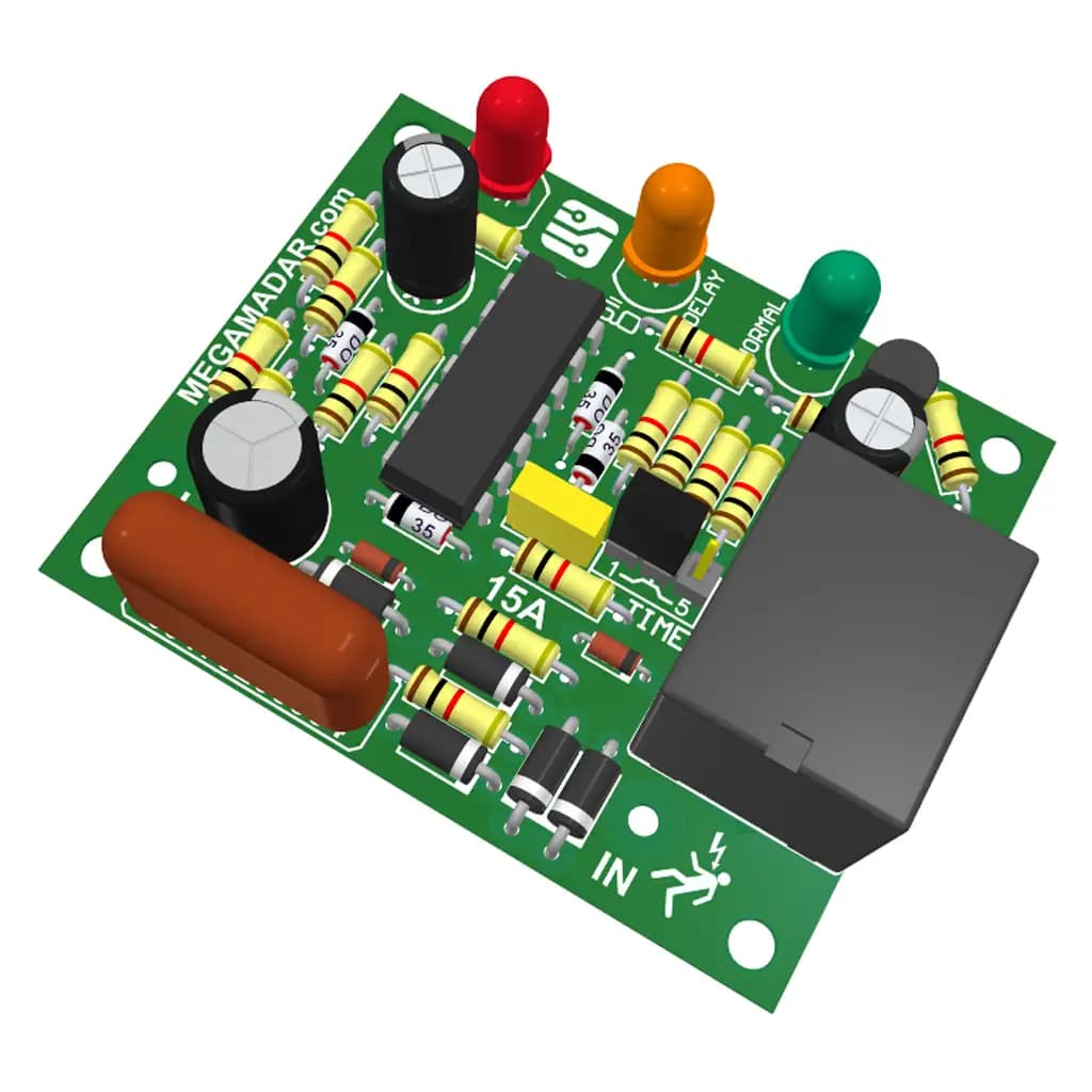 فایل آموزش + سورس Altium محافظ برق چند منظوره 15 آمپر