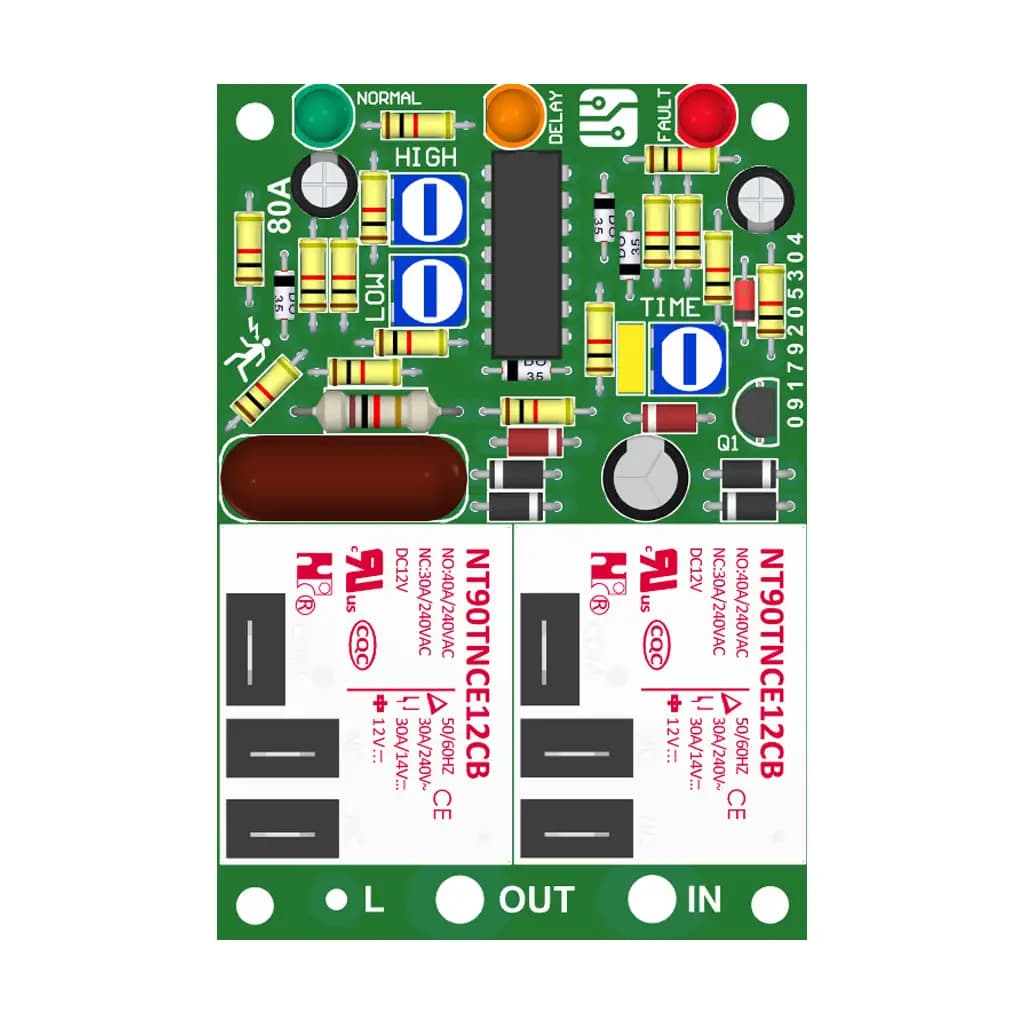 فایل آموزش + سورس Altium محافظ برق 80 آمپر قابل تنظیم — تصویر ۴