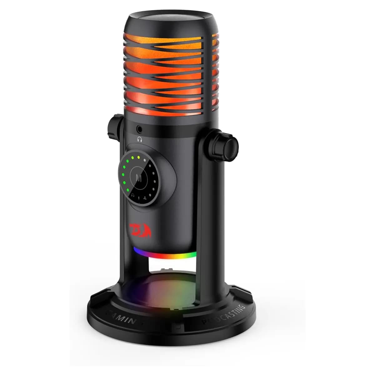 میکروفون استریمینگ Redragon GM306 – USB، کاندنسر Cardioid، RGB، مناسب گیمینگ و استریم — تصویر ۸