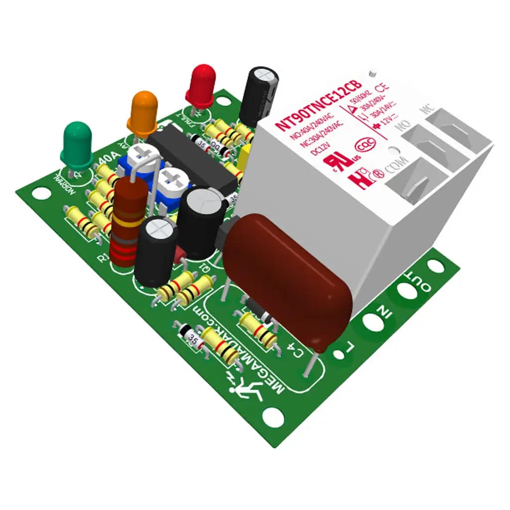 فایل آموزش + سورس Altium محافظ برق قابل تنظیم 40 آمپر — تصویر ۹