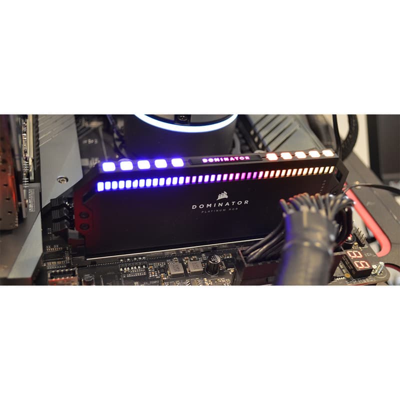 رم دسکتاپ DDR5 دو کاناله 6000 مگاهرتز CL40 کورسیر مدل Dominator Platinum RGB ظرفیت 64 گیگابایت — تصویر ۷