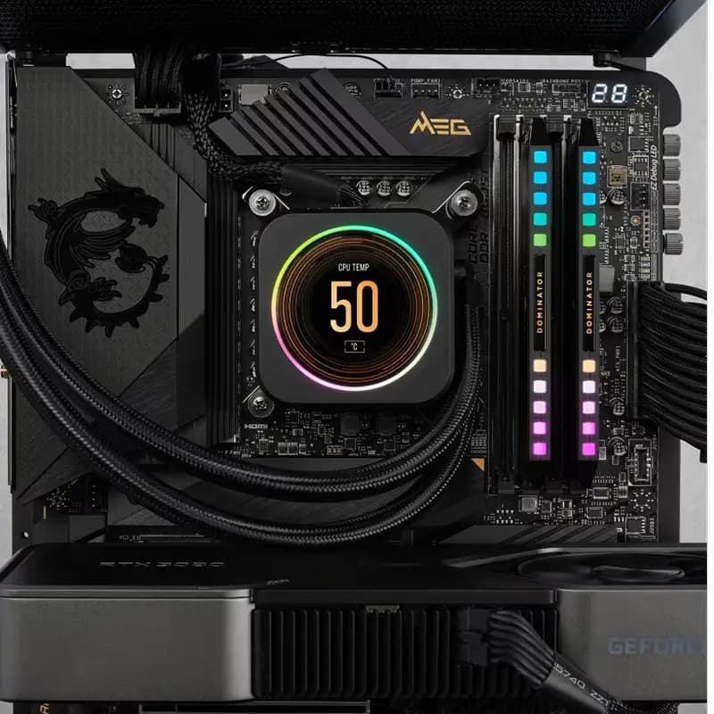 رم دسکتاپ DDR5 دو کاناله 5200 مگاهرتز CL40 کورسیر مدل Dominator Platinum RGB ظرفیت 32 گیگابایت — تصویر ۱۱