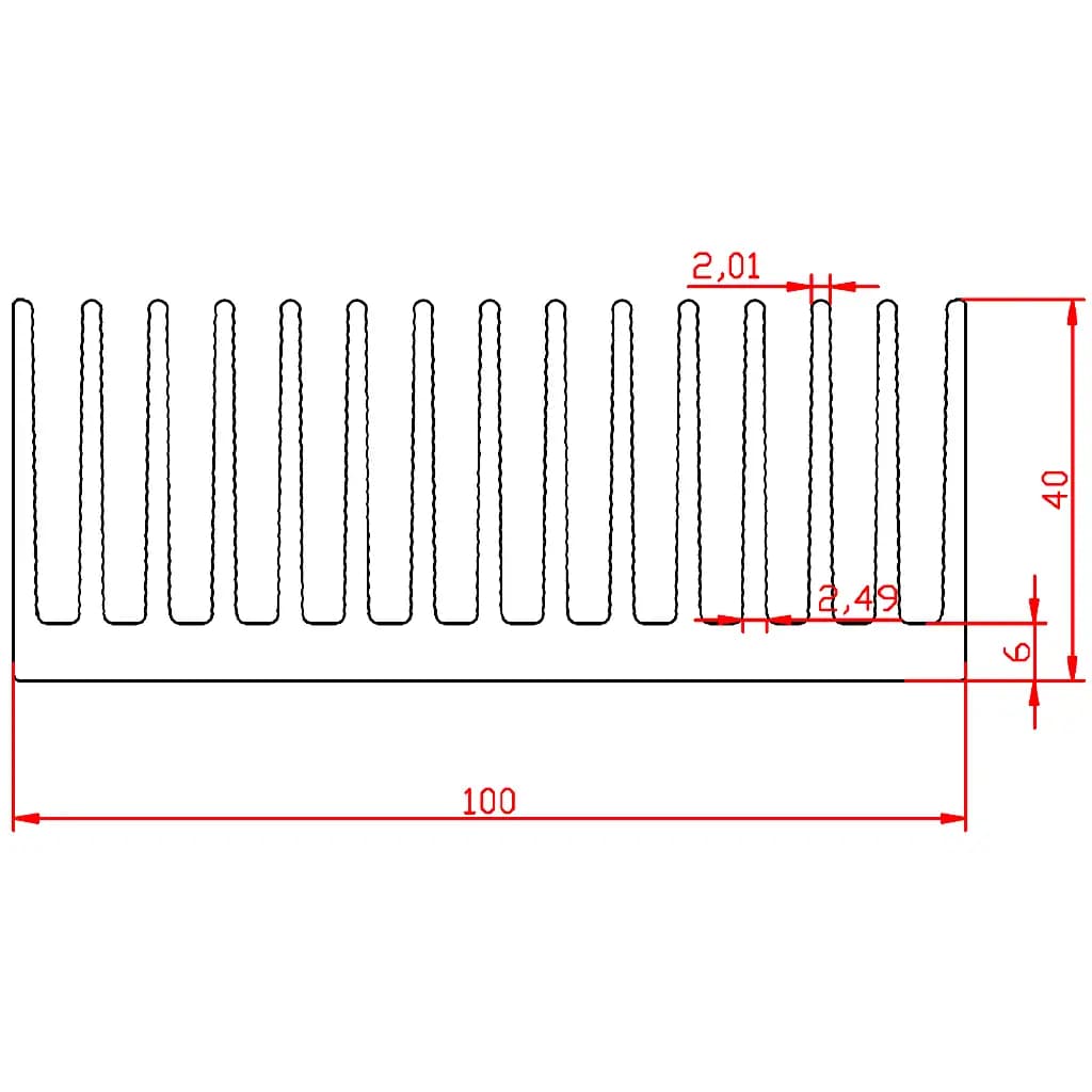 هیت سینک شانه ای 10×10×4 سانتیمتر — تصویر ۵