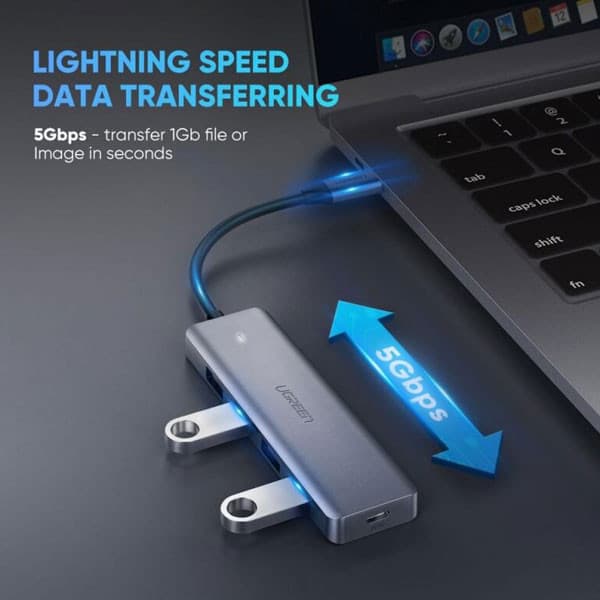هاب 4 پورت USB-C یوگرین مدل UG-70336 — تصویر ۷