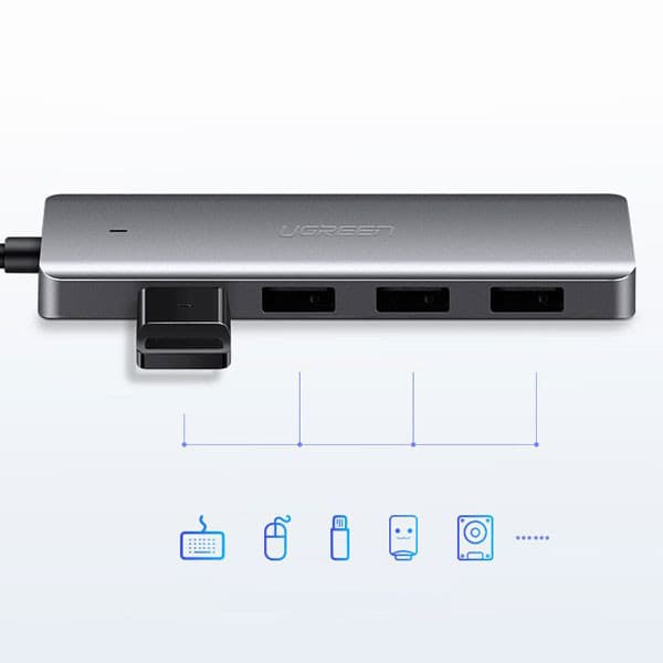 هاب 4 پورت USB-C یوگرین مدل UG-70336 — تصویر ۹