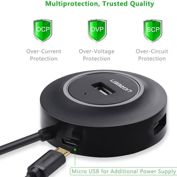 هاب 4 پورت USB2.0 یوگرین مدل CR106-20277 — تصویر ۸