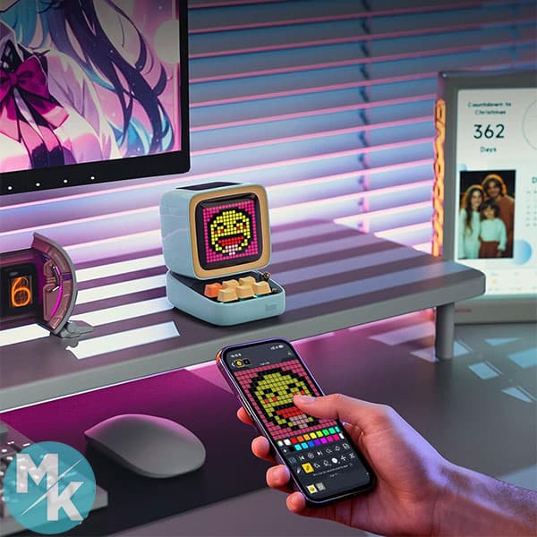 اسپیکر پیکسلی بلوتوثی برند Divoom مدل Ditoo Pro — تصویر ۳