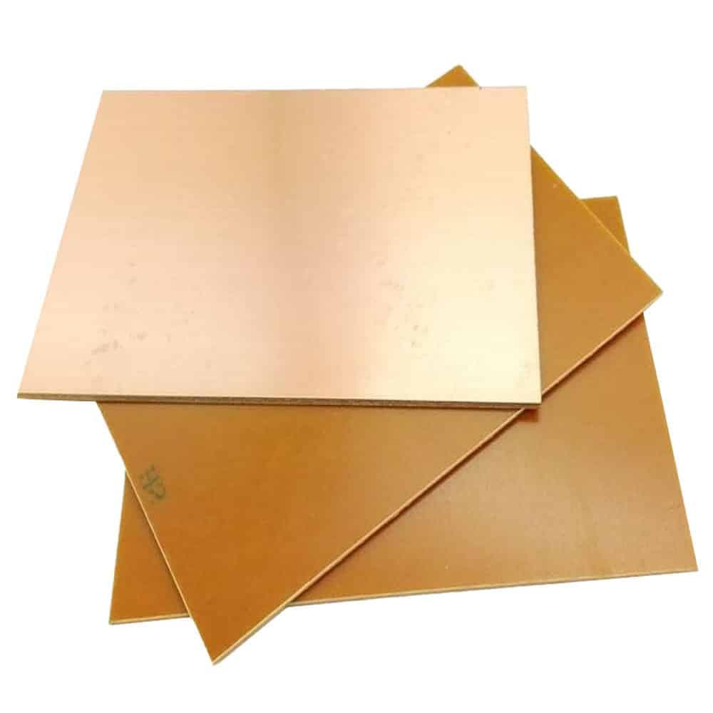 فیبر مدار چاپی استخوانی 5*5 سانتیمتر (فنولیک) — تصویر ۲