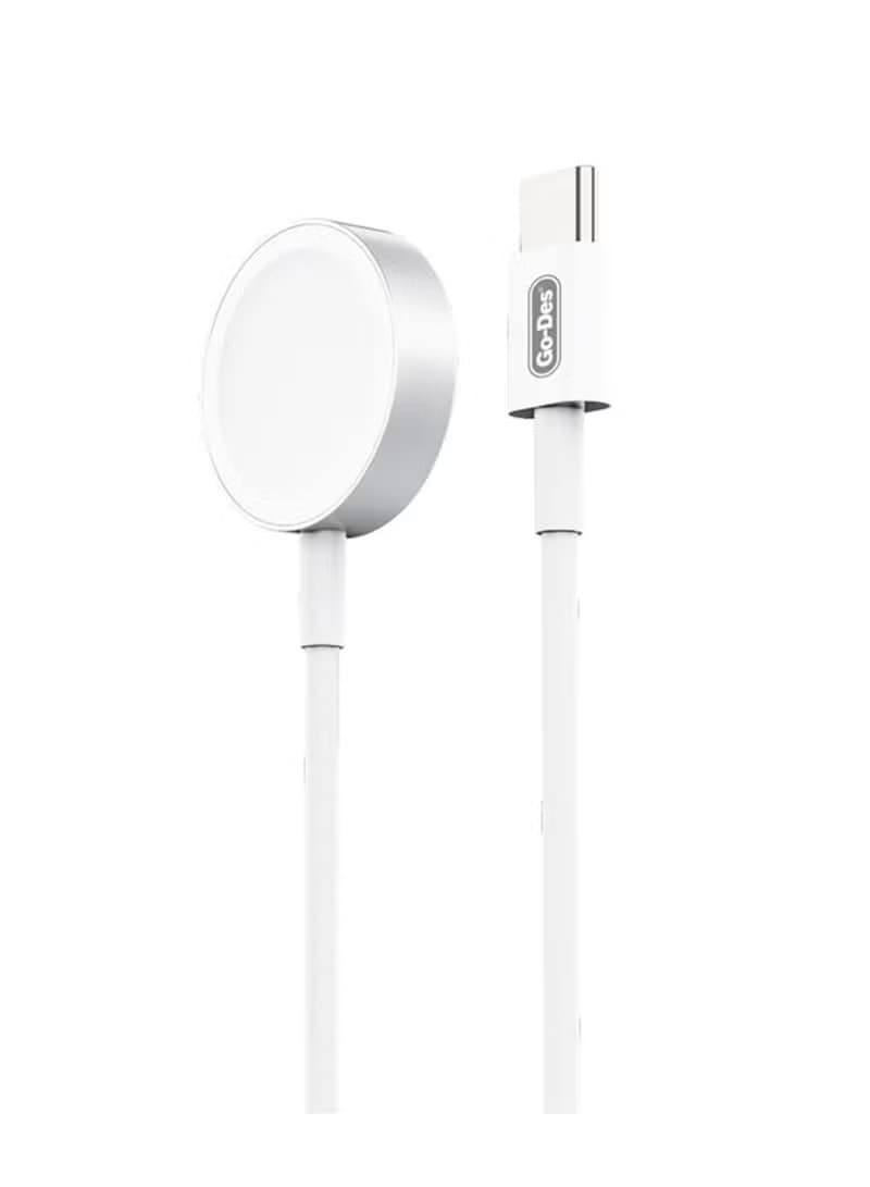 شارژر مغناطیسی اپل واچ Go-Des GD-UC591 | کابل شارژ بی‌سیم USB-C برای Apple Watch — تصویر ۵