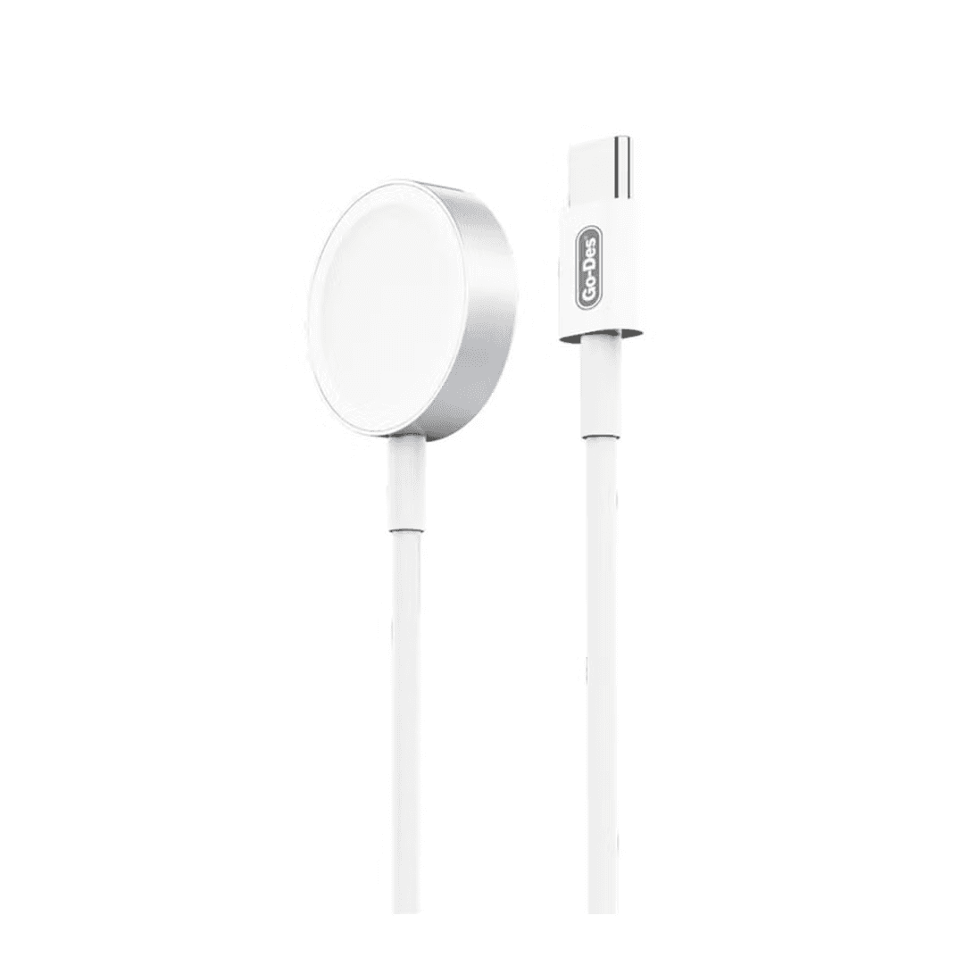 شارژر مغناطیسی اپل واچ Go-Des GD-UC591 | کابل شارژ بی‌سیم USB-C برای Apple Watch
