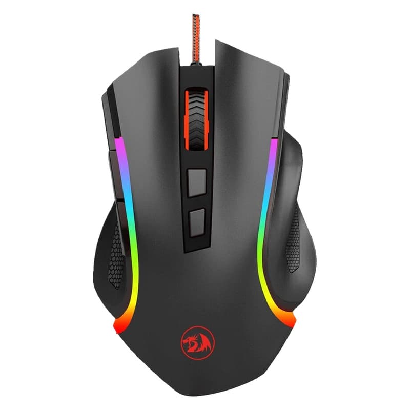 ماوس گیمینگ حرفه‌ای REDRAGON Griffin M607 – نورپردازی RGB با ۷ دکمه قابل برنامه‌ریزی و سنسور ۷۲۰۰ DPI برای بازی‌های FPS & MMO