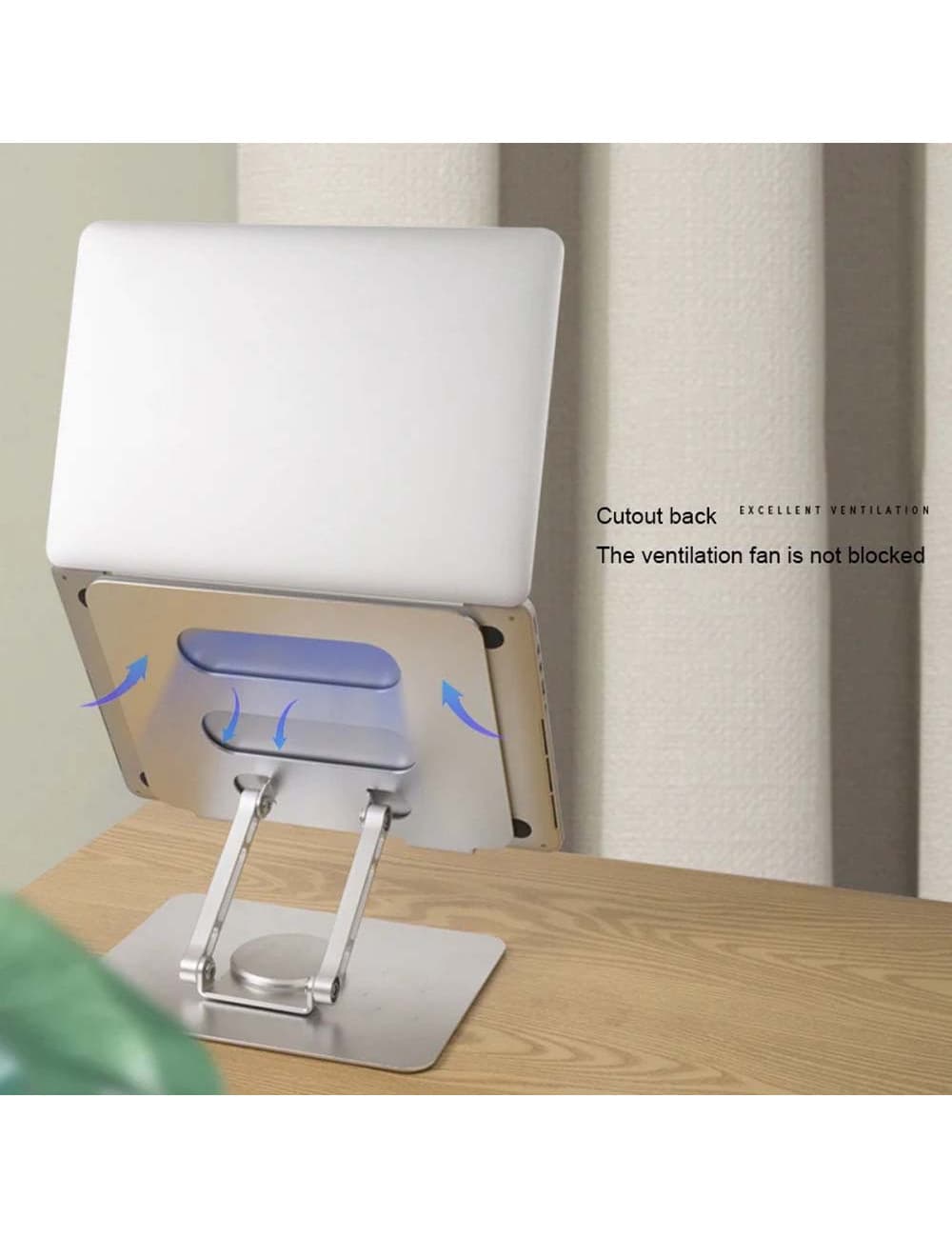 استند لپ تاپ و نوت بوک Go-Des GD-HD298 | پایه فلزی چرخان و ارگونومیک با قابلیت تنظیم ارتفاع — تصویر ۷