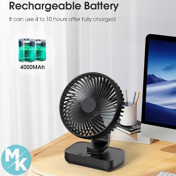 پنکه رومیزی قابل حمل برند Joneytech مدل D606Y استوک — تصویر ۴