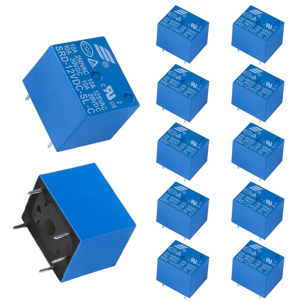 رله 12 ولت 10 آمپر میلون SRD-12VDC-SL-C مارک SONGLE — تصویر ۴