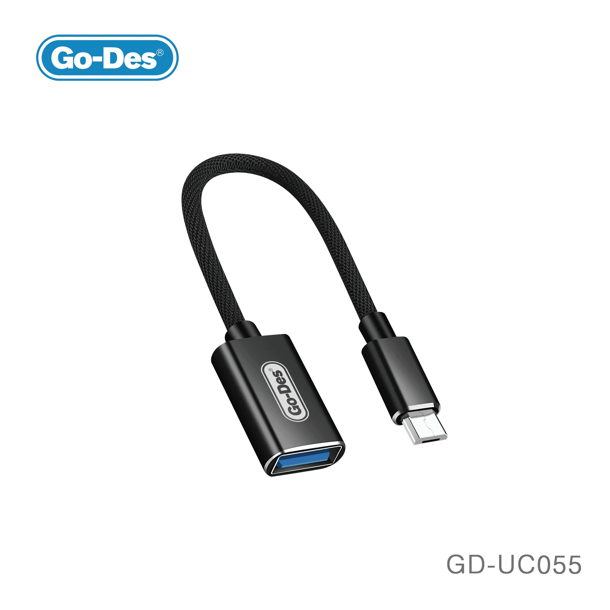 کابل OTG میکرو USB گو-دس مدل Go-Des GD-UC055 USB 3.0 OTG Cable
