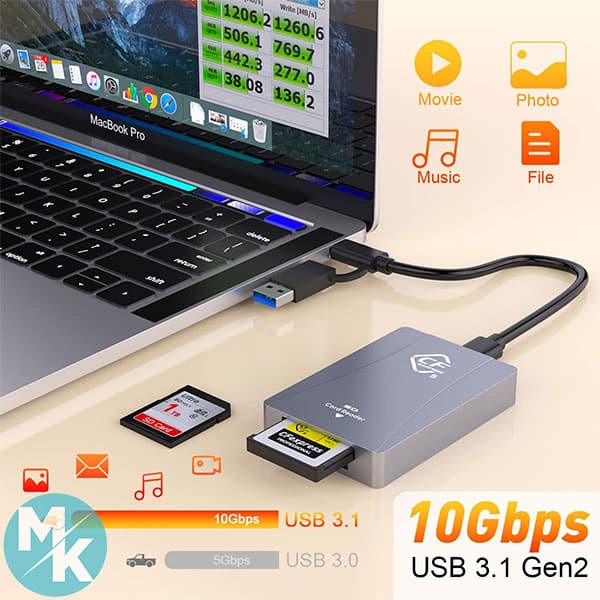 کارتخوان Android/Mac/Windows برند Rocketek مدل CL-CR327 — تصویر ۴