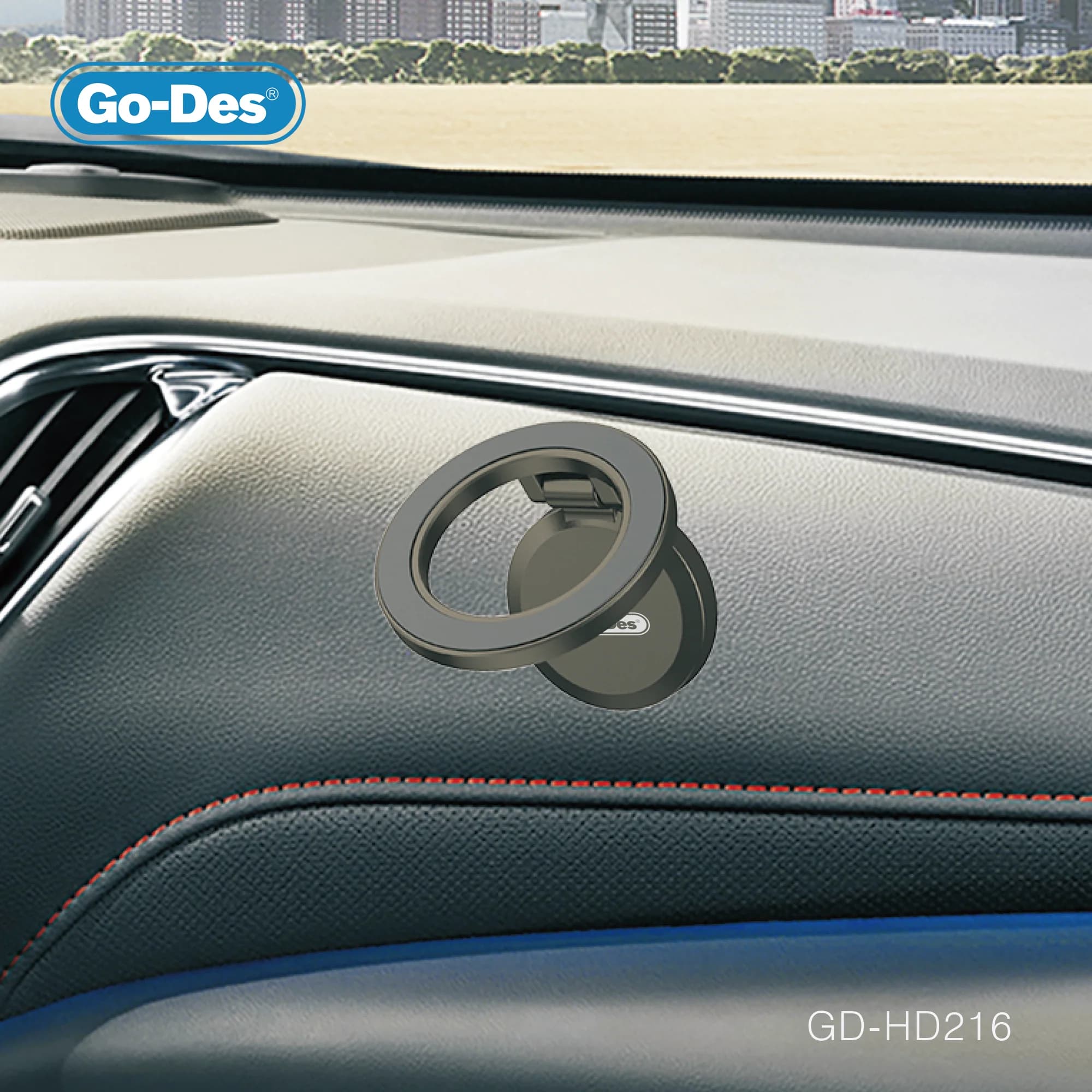 هولدر مغناطیسی خودرو مگ‌سیف گودس مدل Go-Des GD-HD216 با چرخش 360 درجه — تصویر ۵