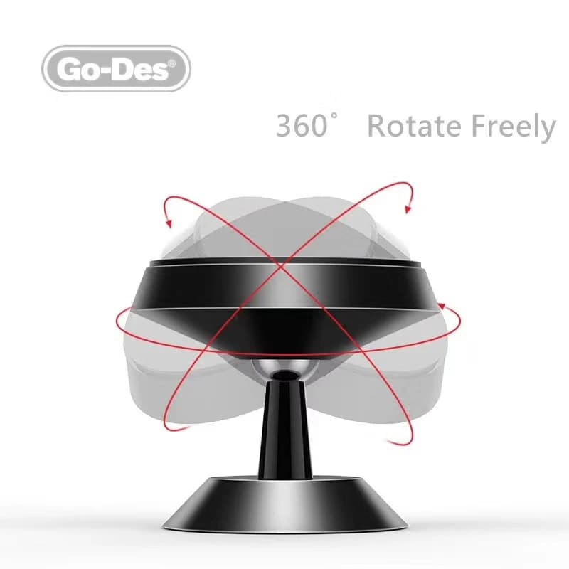 پایه نگهدارنده مغناطیسی گوشی موبایل گو-دس مدل Go-Des GD-HD661 مناسب داشبورد خودرو با چرخش 360 درجه — تصویر ۷