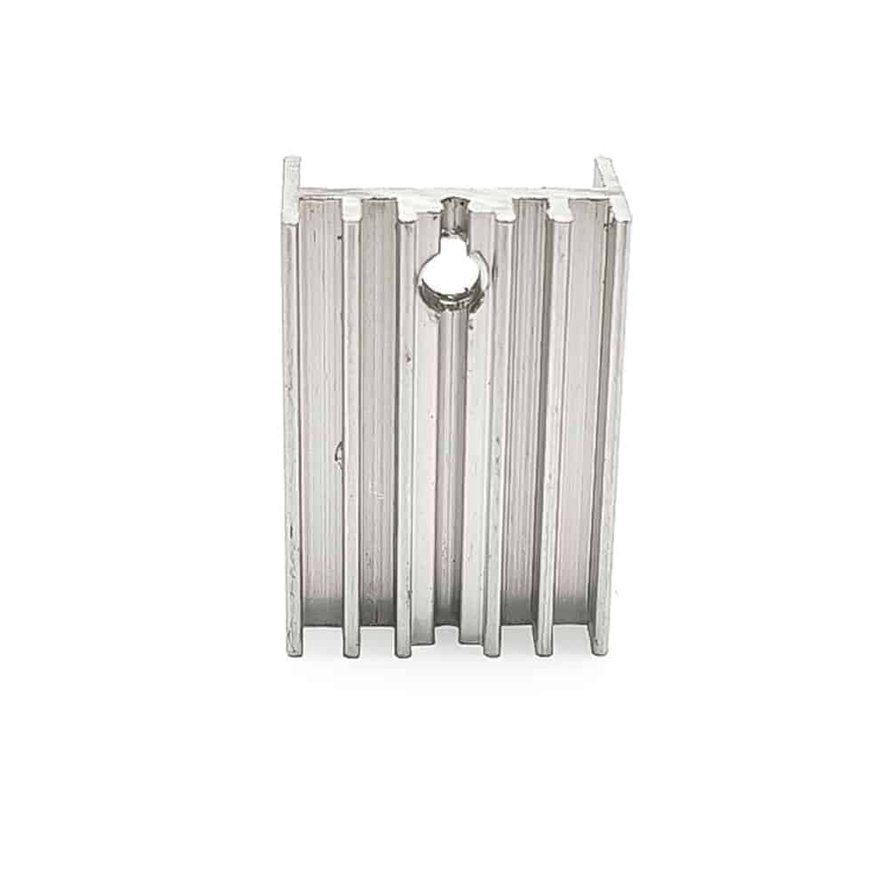 هیت سینک مداد تراشی کوچک TO220 سایز 20×15×10 میلیمتر — تصویر ۳