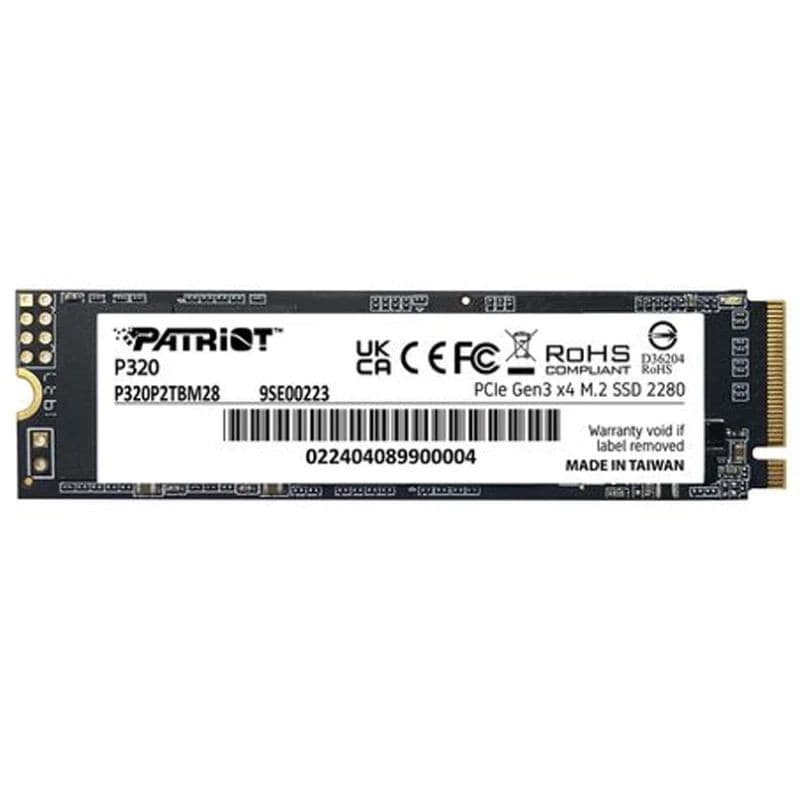 اس اس دی اینترنال M.2 PCIe (NVMe) پتریوت مدل P320 ظرفیت 512 گیگابایت