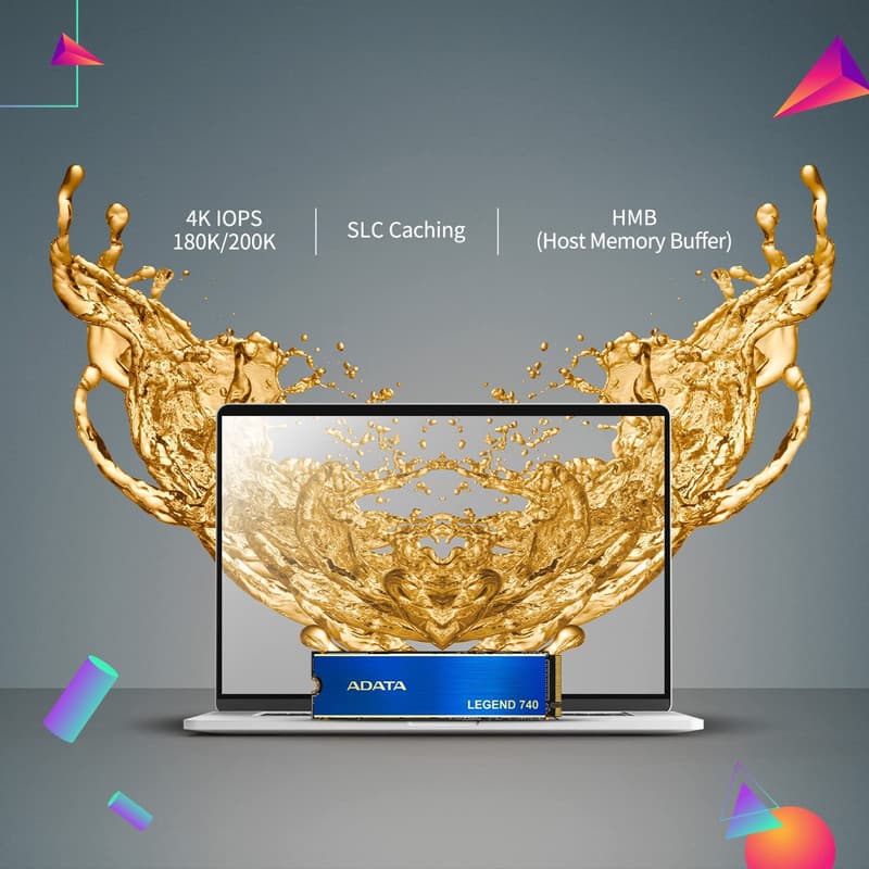 اس اس دی اینترنال ای دیتا مدل LEGEND 700 PCIe Gen3 x4 M.2 2280 ظرفیت 512 گیگابایت — تصویر ۵