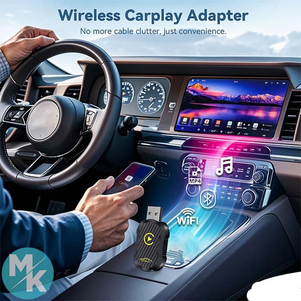 آداپتور بی‌سیم CarPlay برند XIXIXIAXIA مدل Q1N — تصویر ۶