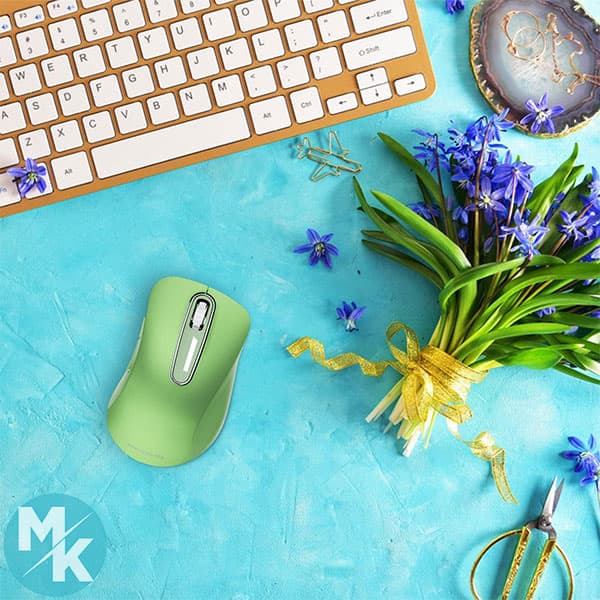 ماوس بی‌سیم 2.4G برند memzuoix مدل WM-697 — تصویر ۴