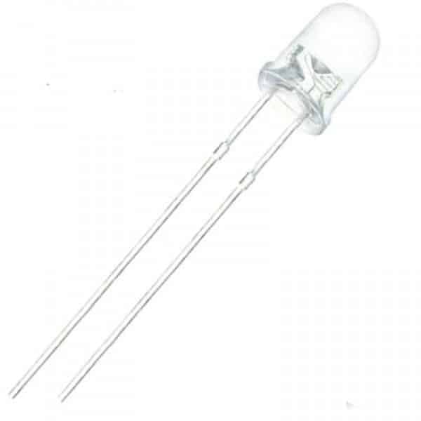 LED شیشه ای قرمز 5mm