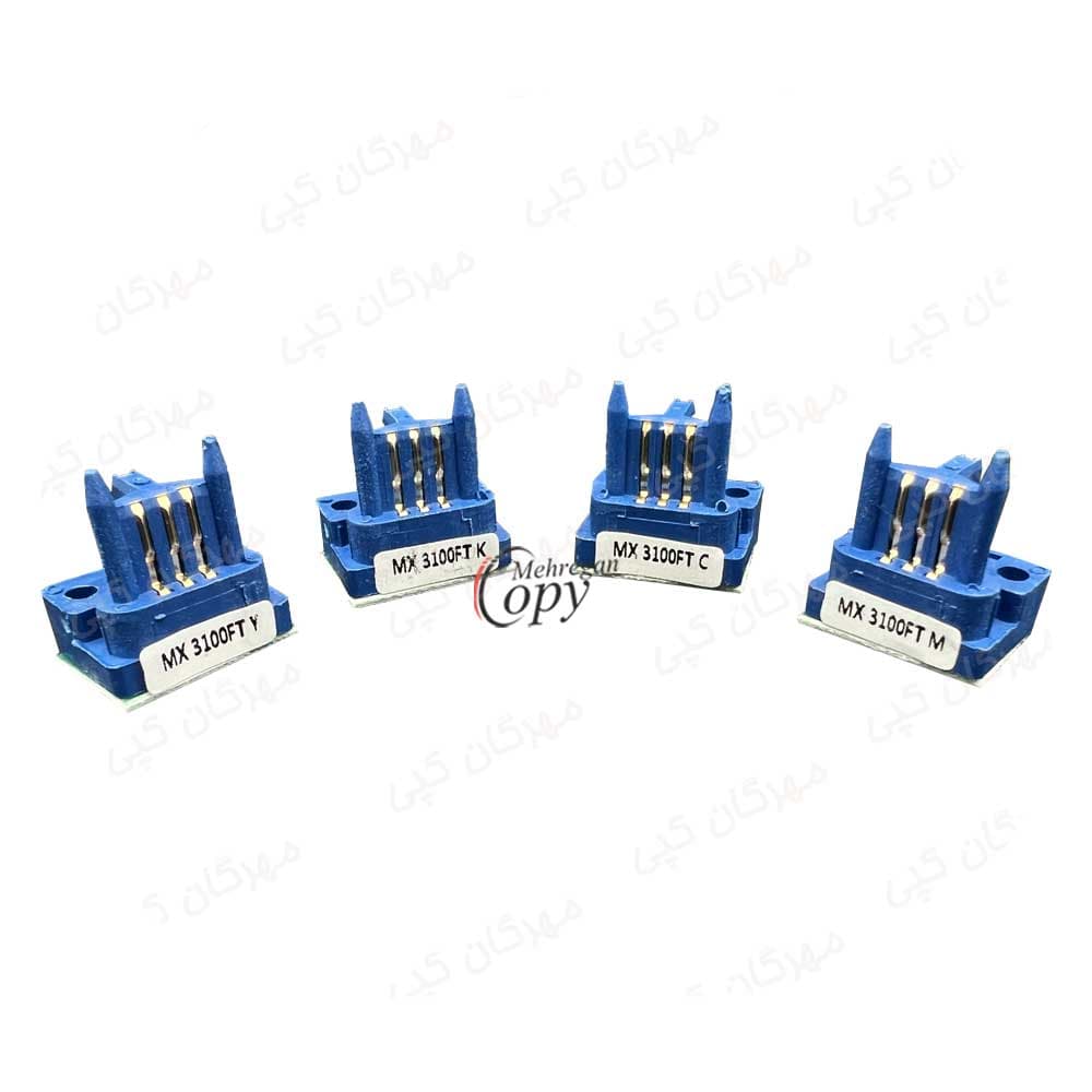 سری (4عدد) چیپست کپی شارپ رنگی Sharp MX2600/3100 آسیا (220 ولت)