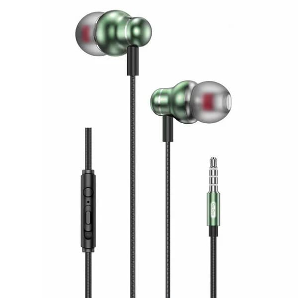 هندزفری فلزی Go Des GD-EP217 با سوپر باس و صدای Hi-Fi رنگ سبز — تصویر ۴