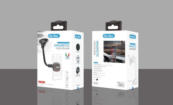 هولدر مغناطیسی Go Des GD-HD653 | پایه مکشی با بازوی قابل‌تنظیم و چرخش 360 — تصویر ۳