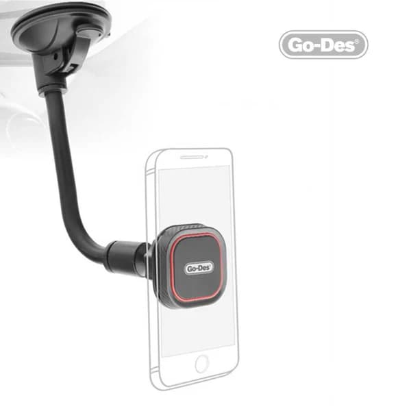 هولدر مغناطیسی Go Des GD-HD653 | پایه مکشی با بازوی قابل‌تنظیم و چرخش 360 — تصویر ۵