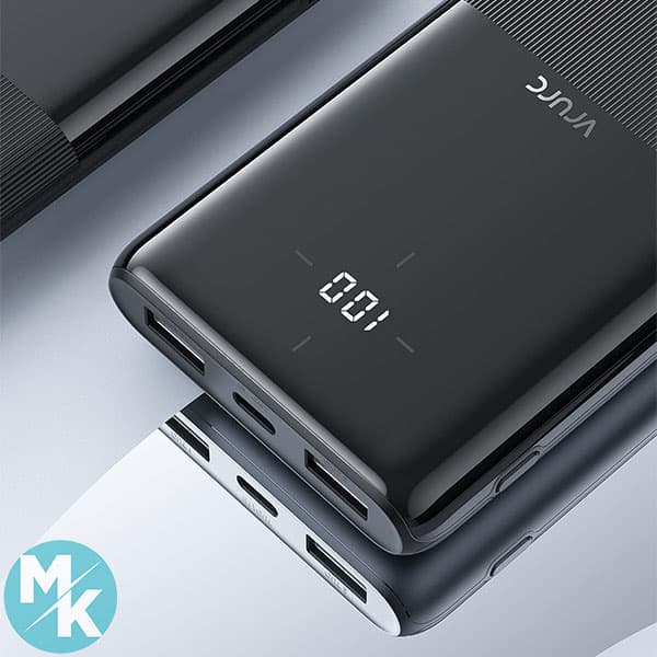 پاوربانک 10000mAh برند VRURC مدل T1168L پک دو عددی استوک — تصویر ۳