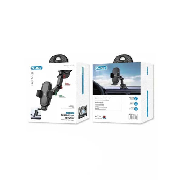 خرید هولدر ماشین Go Des GD-HD754 | پایه مکشی قوی با چرخش 360 درجه — تصویر ۳