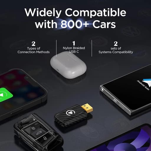 آداپتور کارپلی و اندروید اتو برند MSXTTLY مدل SMT-AC01 — تصویر ۹
