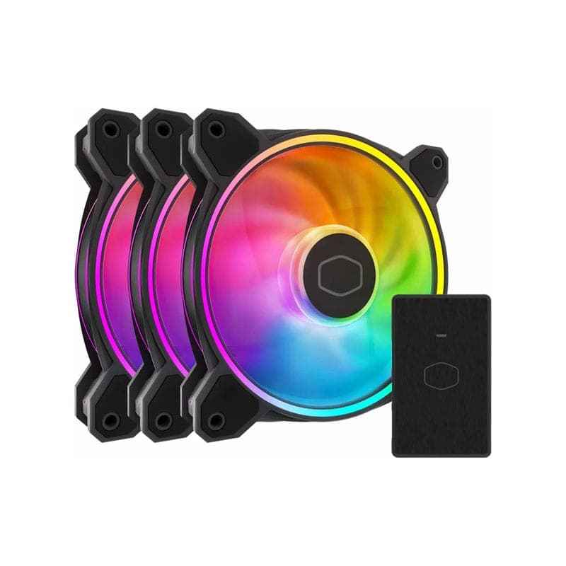فن کیس کولر مستر مدل MasterFan MF120 Halo2 بسته سه عددی — تصویر ۲