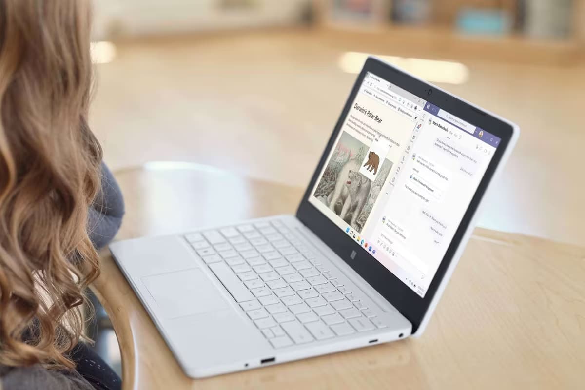 لپ‌تاپ Microsoft Surface Laptop SE | نسل 10 | رم 8 گیگ | حافظه 128 گیگ | سبک و مناسب مدارس | ویندوز 11 SE — تصویر ۴