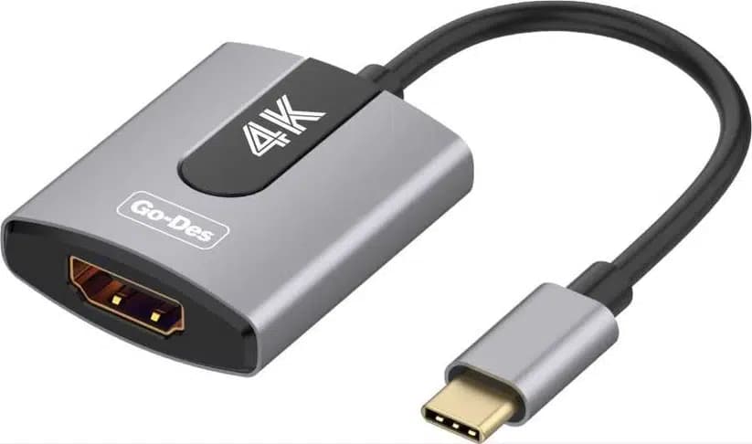 خرید کابل Go Des GD-8279 USB-C AV | انتقال تصویر 4K با کیفیت و بدون تاخیر — تصویر ۶