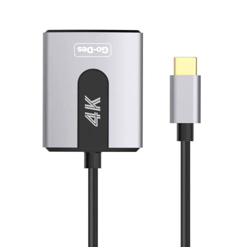 خرید کابل Go Des GD-8279 USB-C AV | انتقال تصویر 4K با کیفیت و بدون تاخیر — تصویر ۸