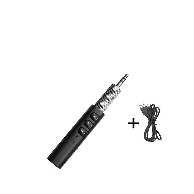 گیرنده بلوتوث Go Des GD-BT104 | دانگل صوتی بی‌سیم با AUX و میکروفون داخلی برای خودرو و اسپیکر — تصویر ۶