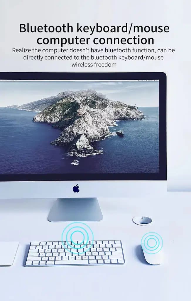 مبدل بلوتوث USB Go-Des GD-BT112 | اتصال بیسیم برای هدفون، موس و کیبورد — تصویر ۴