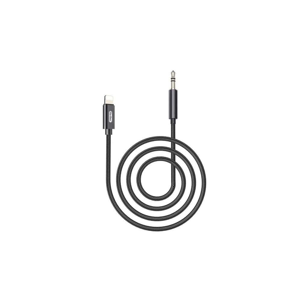 کابل صوتی Lightning به AUX گودس مدل GAC-303 | انتقال صدای استریو بدون نویز با طراحی مقاوم — تصویر ۲